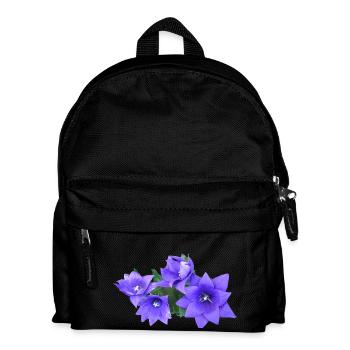 flowers lilies tulips orchids sunflower dahlia ger - Kinder Rucksack - Schwarz - Vorne