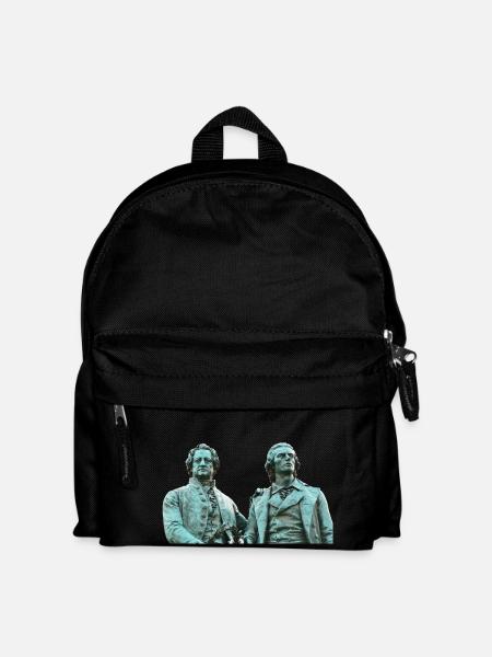 Weimar Göthe Schiller monument - Kids' Backpack - black