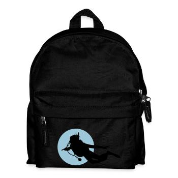 Diving - Kinder Rucksack - Schwarz - Vorne