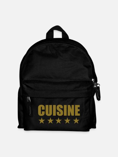 Cuisine cooking - Kinder Rucksack - Schwarz