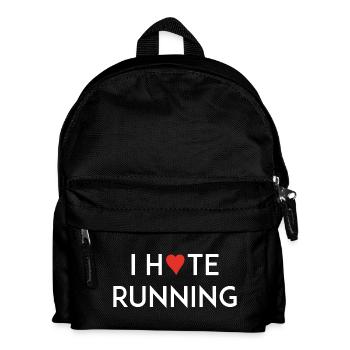 I Love/Hate Running - Kids' Backpack - black - Front