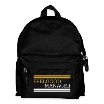 Feelgood manager tshirt - Kinder Rucksack - Schwarz - Vorne