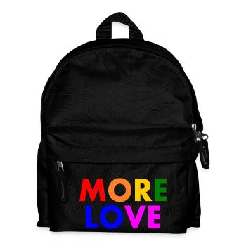 More love - Sac à dos Enfant - noir - Devant