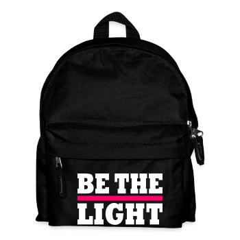 Be the light - Kids' Backpack - black - Front