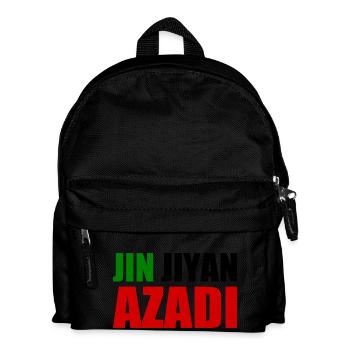 jin jiyan azadi - Kinder Rucksack - Schwarz - Vorne