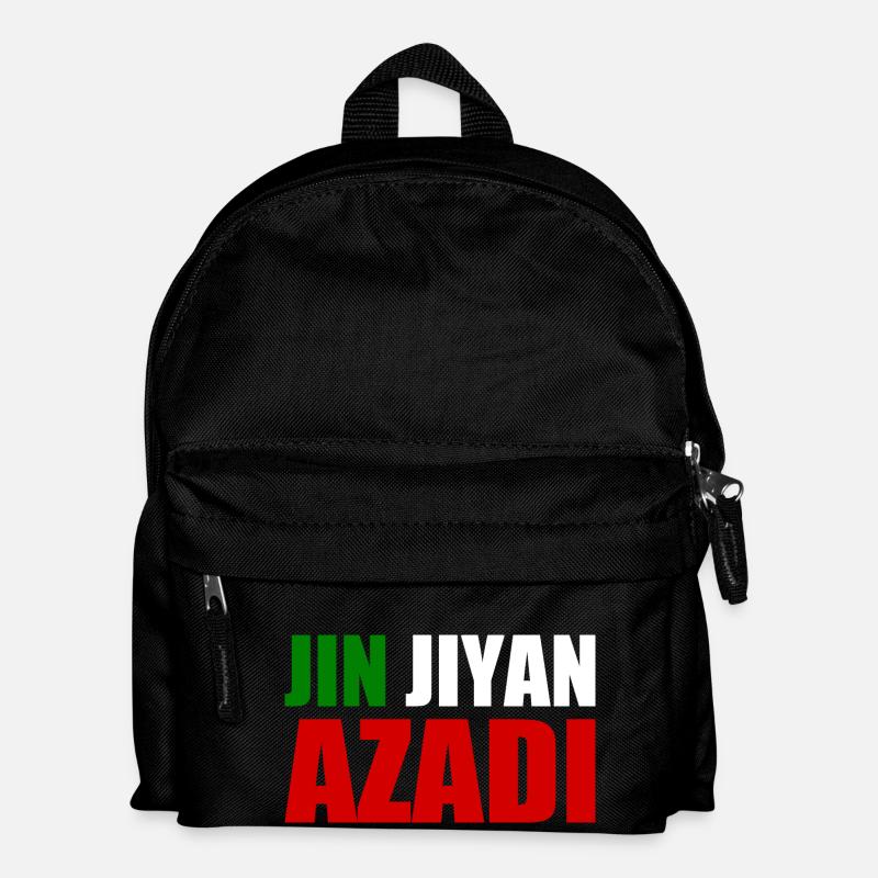 jin jiyan azadi - Kinder Rucksack - Schwarz