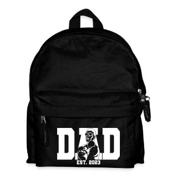 Dad Est. 2023, Dad To Be, Pregnancy Announcement - Kids' Backpack - black - Front