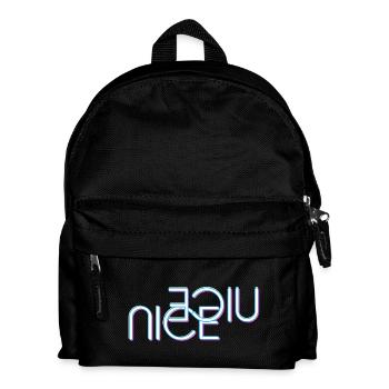 Nice lettering - Kids' Backpack - black - Front
