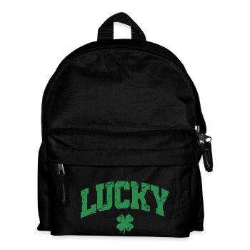 Cadeau de la Saint-Patrick Trèfle Hommes, Femmes, Enfants - Sac à dos Enfant - noir - Devant