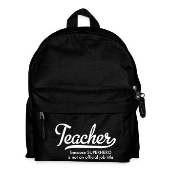 Teacher - Kids' Backpack - black - Front