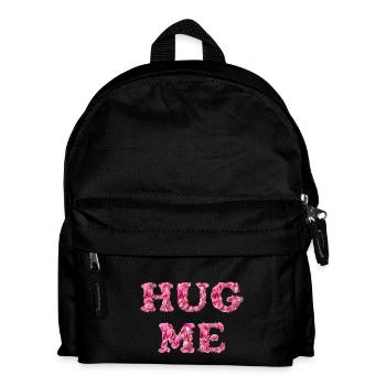 Hug Me mit Rosenblättern - Kinder Rucksack - Schwarz - Vorne