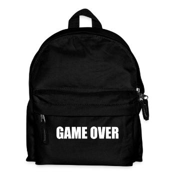 Game over - Kinder Rucksack - Schwarz - Vorne