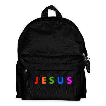 Jesus - Kids' Backpack - black - Front