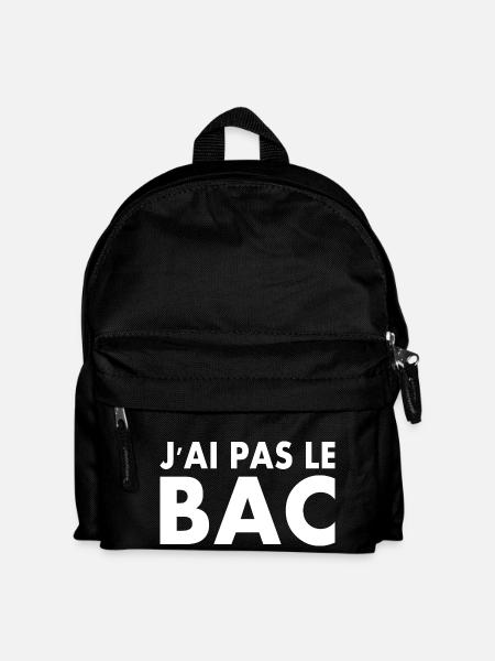 j'ai pas le bac - Sac à dos Enfant - noir