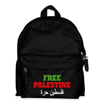 Free palestine - Kids' Backpack - black - Front