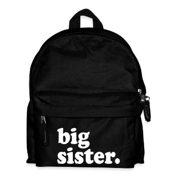 Big sister - Kinder Rucksack - Schwarz - Vorne