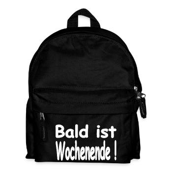 Auto - Kinder Rucksack - Schwarz - Vorne