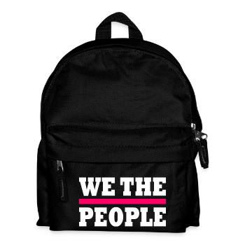 we the people - Kinder Rucksack - Schwarz - Vorne