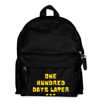One Hundred Days Later 100 days of school - Kids' Backpack - black - Front