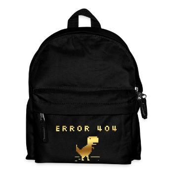 Karikatur Glücklich Vektor Figur Symbol Lustiges Design Niedlich - Kinder Rucksack - Schwarz - Vorne