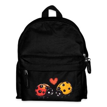 Ladybug Couple Love Valentine's Day - Kids' Backpack - black - Front