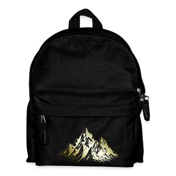Montagnes Alpes Montagnes - Sac à dos Enfant - noir - Devant