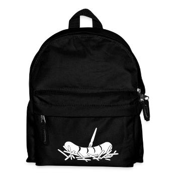 French fries currywurst - Kids' Backpack - black - Front