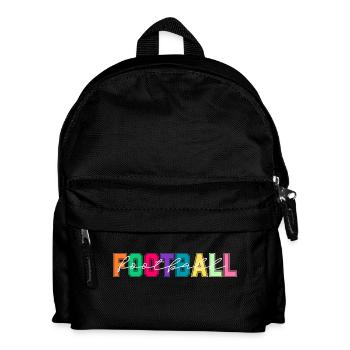 Football couleurs - cadeau amateur de football - Sac à dos Enfant - noir - Devant