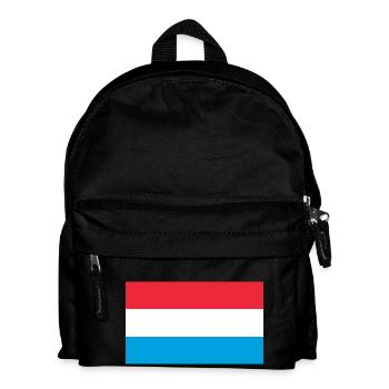 Luxemburg - Kinder Rucksack - Schwarz - Vorne