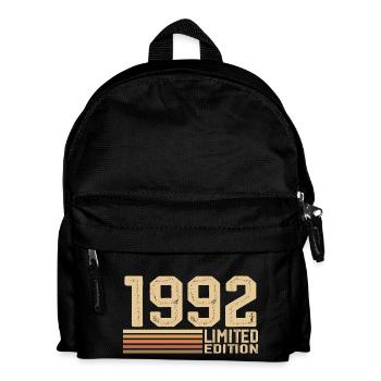 Jahrgang 1992 Geburtstag - Geschenk 1992 Jahrgang 1992 - Kinder Rucksack - Schwarz - Vorne