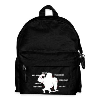 Jiu Jitsu Self Defense - Kids' Backpack - black - Front
