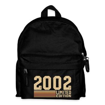 Jahrgang 2002 Geburtstag - 2002 Jahrgang 2002 Geschenk - Kinder Rucksack - Schwarz - Vorne