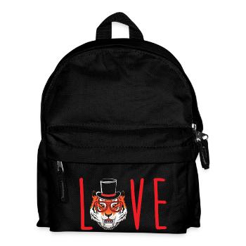 Sabre-toothed tiger - Kids' Backpack - black - Front