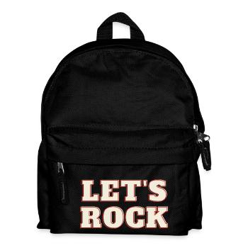 Let's Rock - Kids' Backpack - black - Front