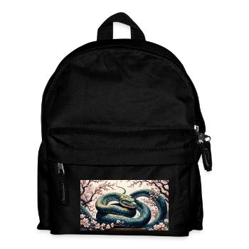 Cherry blossom in the year of the snake - Kids' Backpack - black - Front