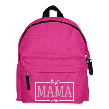 The best mom - Kids' Backpack - fuchsia - Front