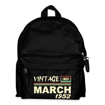 March 1952 - Kids' Backpack - black - Front