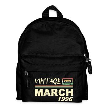 March 1996 - March 1996 - Kids' Backpack - black - Front
