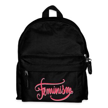 Feminism Saying Gift Vintage Emancipation - Kids' Backpack - black - Front