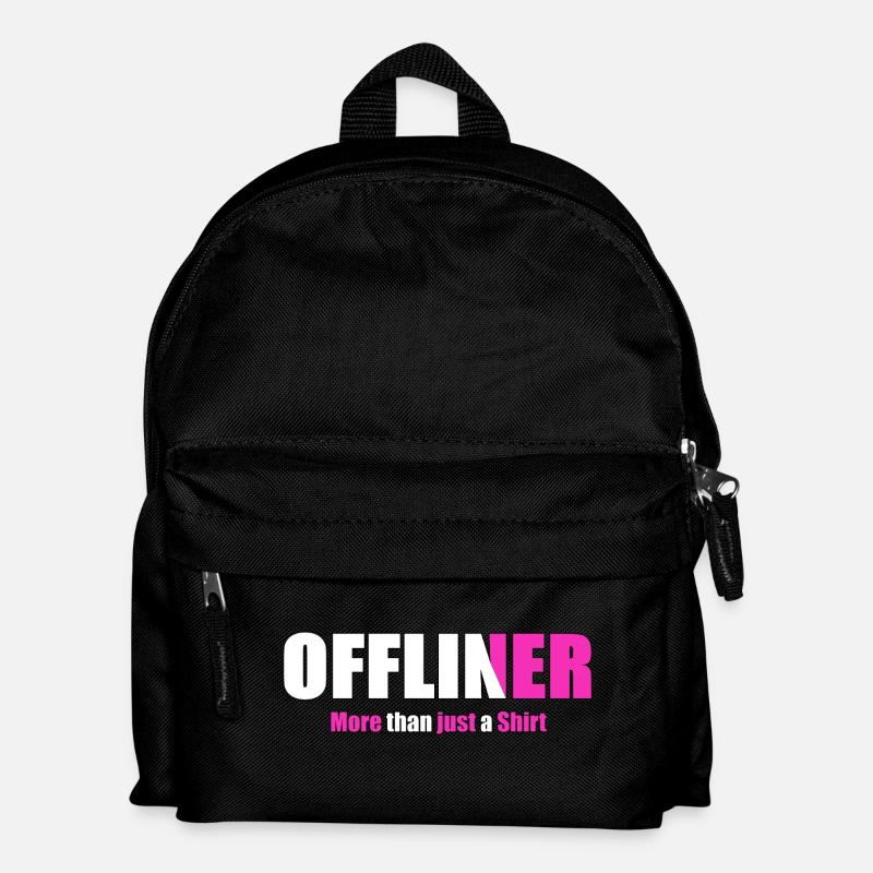 More Than A Shirt pink - Kinder Rucksack - Schwarz