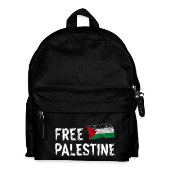 Palestine libre - Sac à dos Enfant - noir - Devant