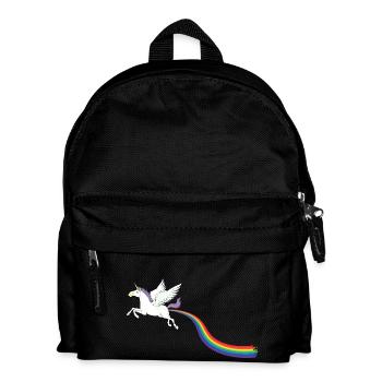 REGENBOGEN-ANTRIEB - Kinder Rucksack - Schwarz - Vorne
