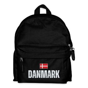 Danish pride, proud Dane - Kids' Backpack - black - Front