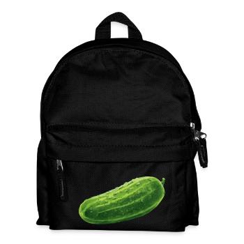 Gurke - Kinder Rucksack - Schwarz - Vorne