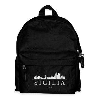 Sicily's skyline, Sicily Italy - Kids' Backpack - black - Front