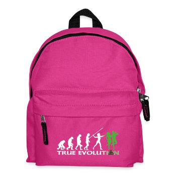 Evolution towards traditional Irish dance - Kids' Backpack - fuchsia - Front