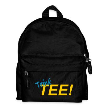 TRINK TEE! - Kinder Rucksack - Schwarz - Vorne