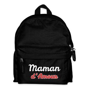 Maman d'amour - idée cadeau maman et future maman - Sac à dos Enfant - noir - Devant