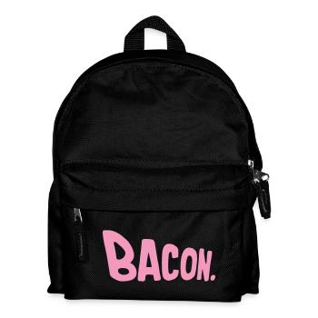 Bacon Bacon Food Funny Meat Foodie - Kids' Backpack - black - Front
