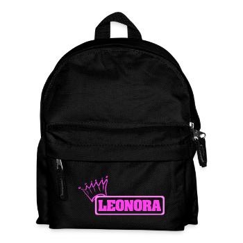 Bergsteigen Leonora - Kinder Rucksack - Schwarz - Vorne